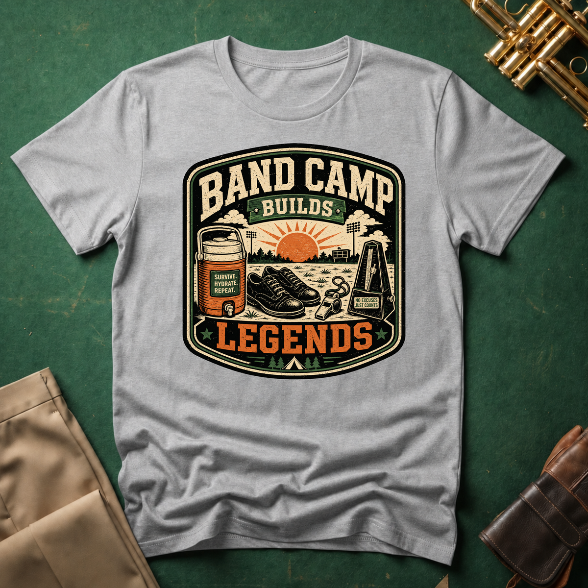 Band Camp Builds Legends T-shirt