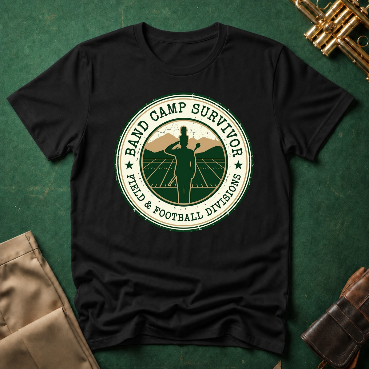 Band Camp Survivor Field and Football Division T-shirt