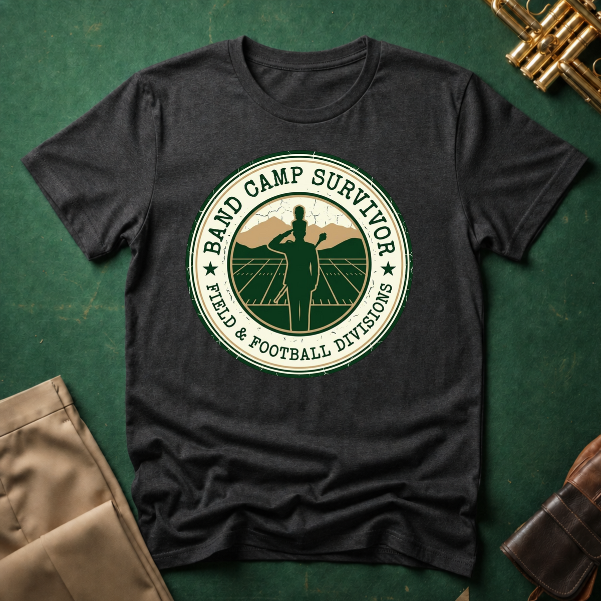 Band Camp Survivor Field and Football Division T-shirt