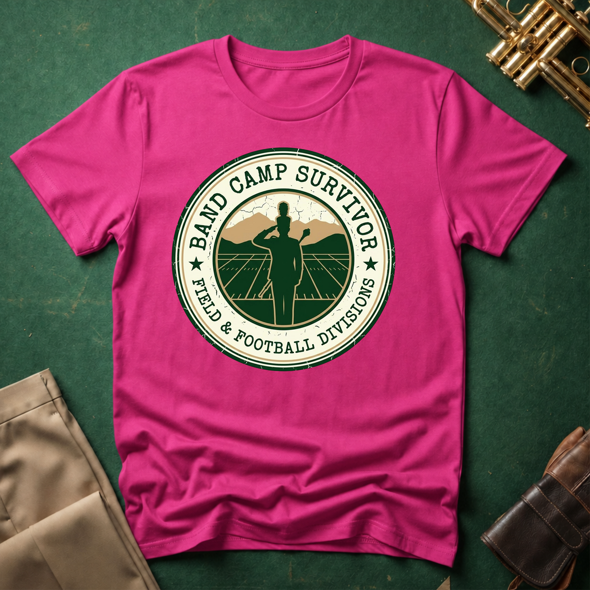 Band Camp Survivor Field and Football Division T-shirt