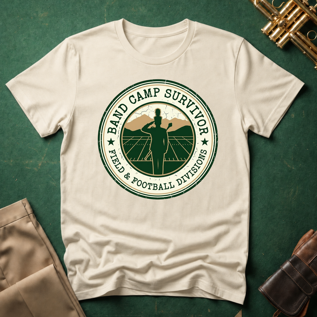 Band Camp Survivor Field and Football Division T-shirt
