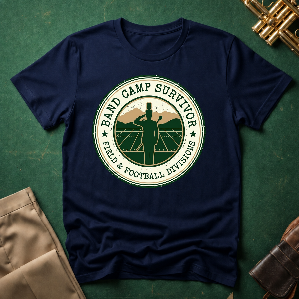 Band Camp Survivor Field and Football Division T-shirt