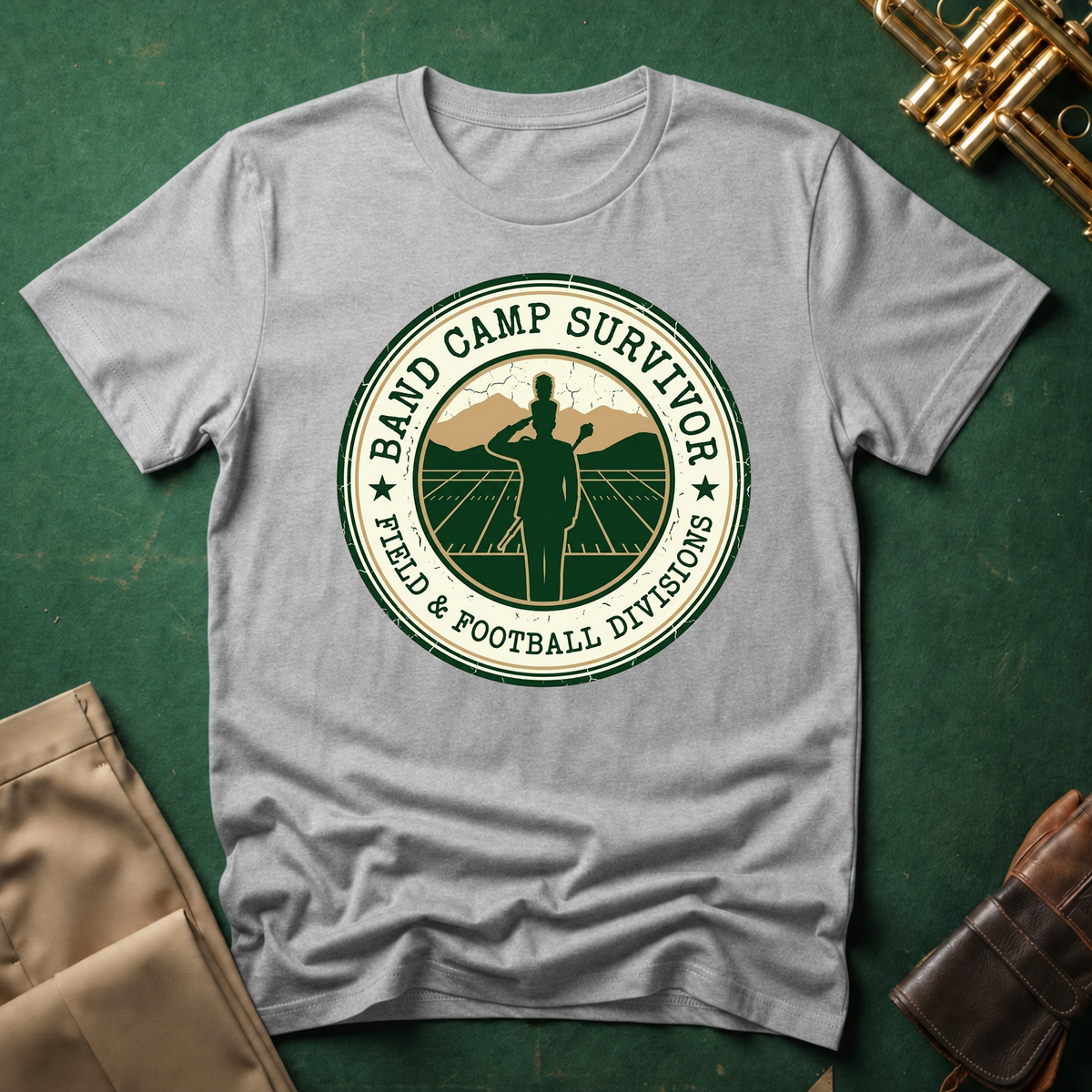 Band Camp Survivor Field and Football Division T-shirt