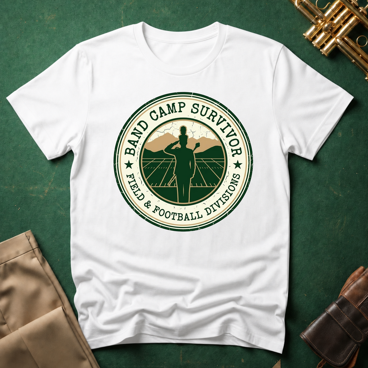 Band Camp Survivor Field and Football Division T-shirt