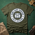 Band Camp Survivor Field Division with Snare Drum T-shirt