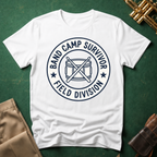 Band Camp Survivor Field Division with Snare Drum T-shirt