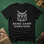Band Camp Survivor Snare Drum T-shirt