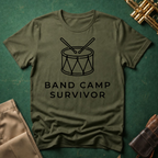 Band Camp Survivor Snare Drum T-shirt