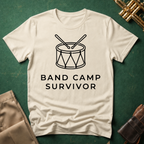 Band Camp Survivor Snare Drum T-shirt