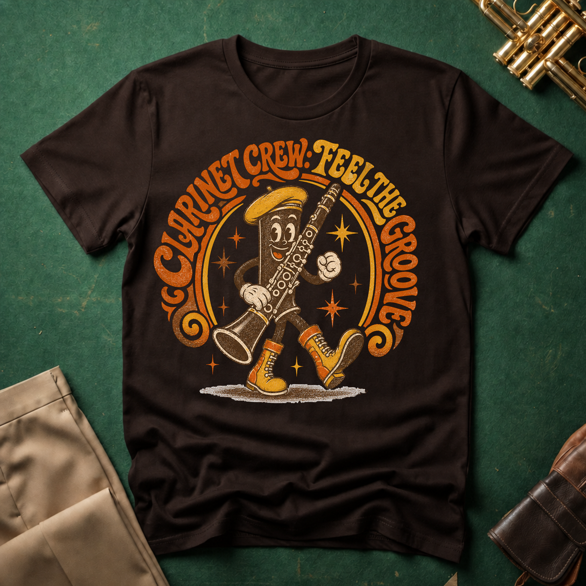Clarinet Crew: Feel the Groove T-shirt