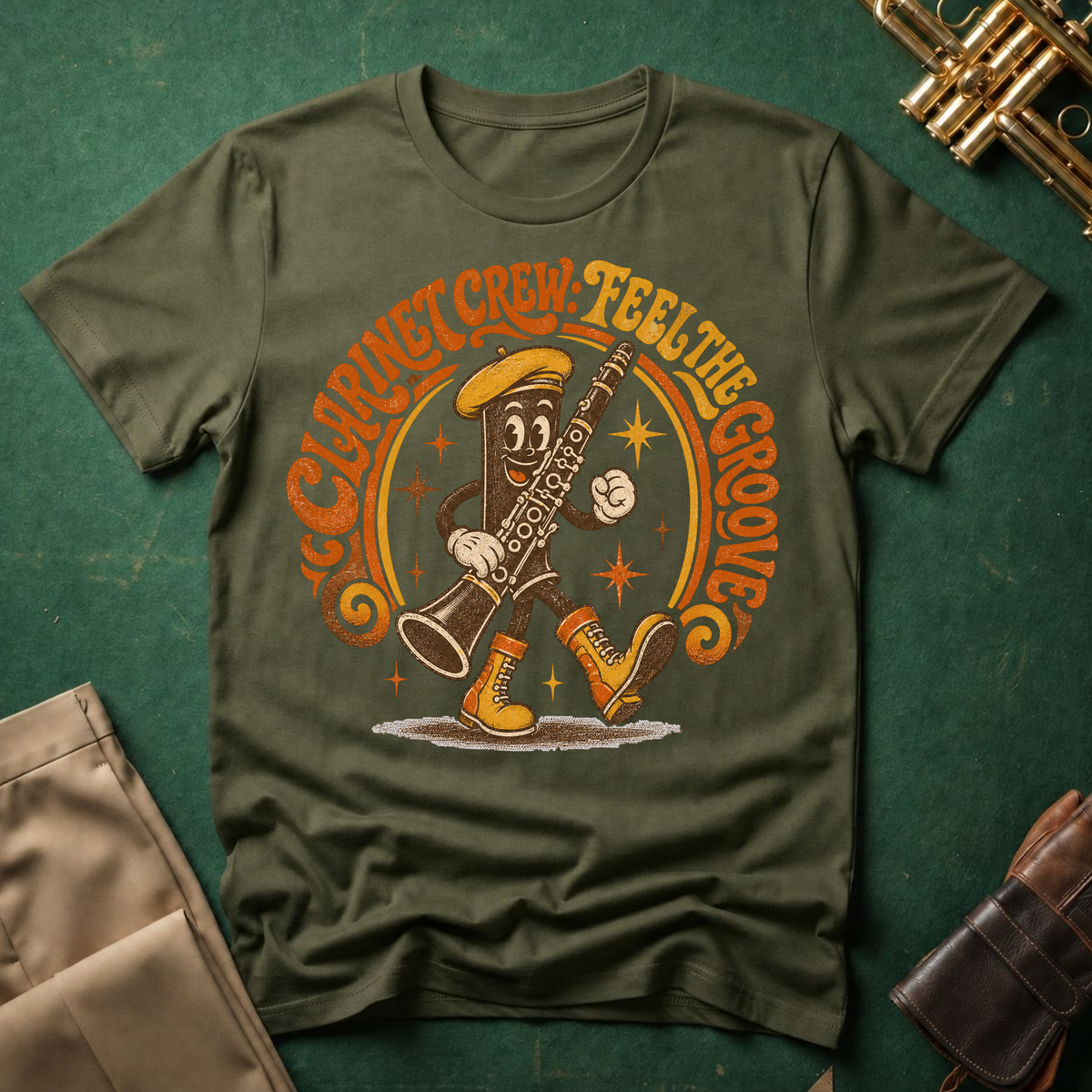 Clarinet Crew: Feel the Groove T-shirt