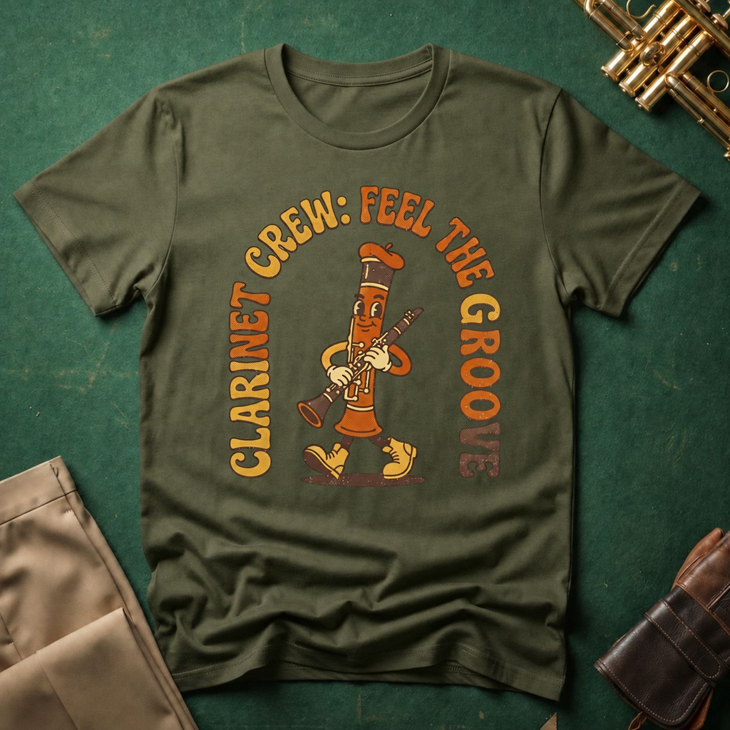 Clarinet Crew Feel the Groove T-shirt
