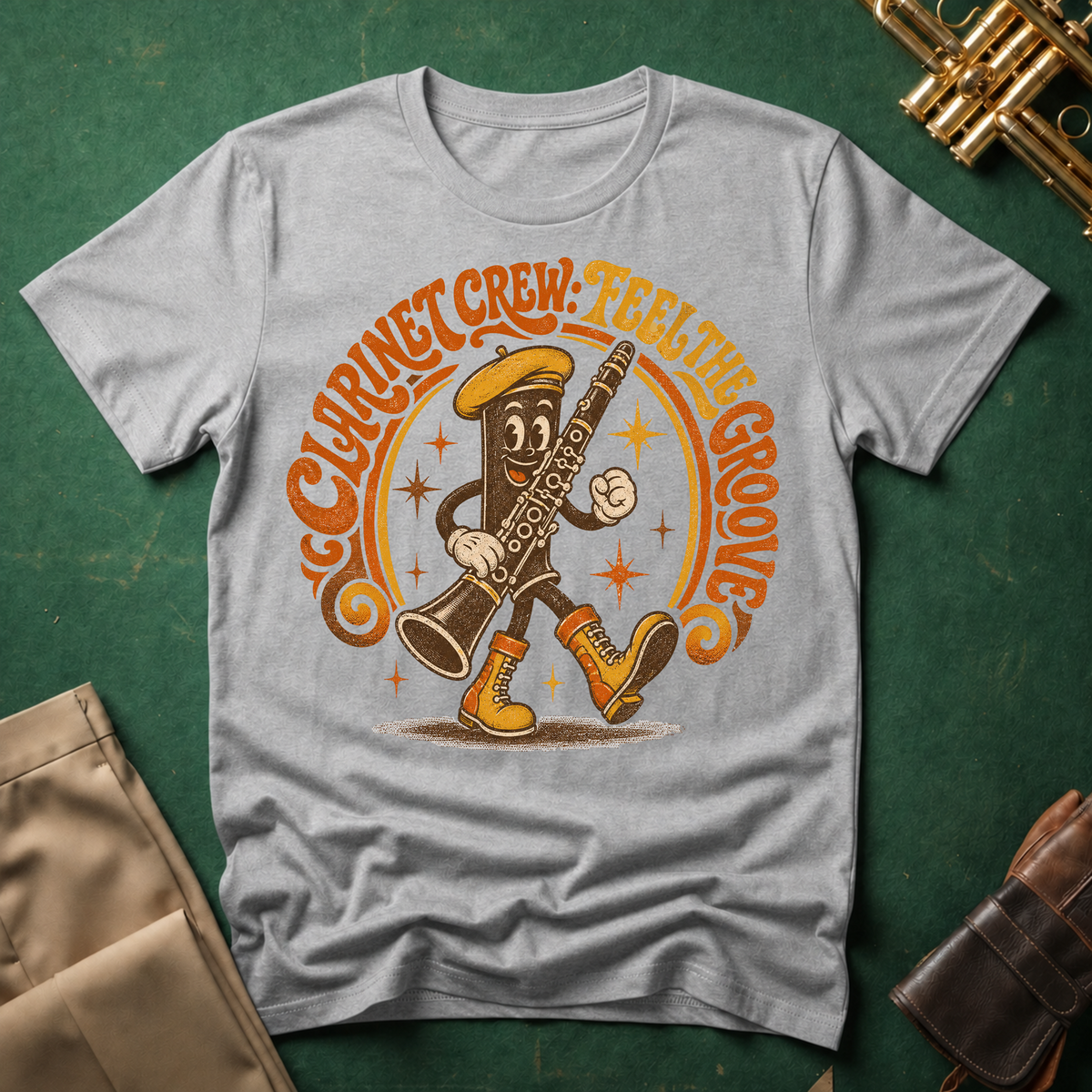 Clarinet Crew: Feel the Groove T-shirt