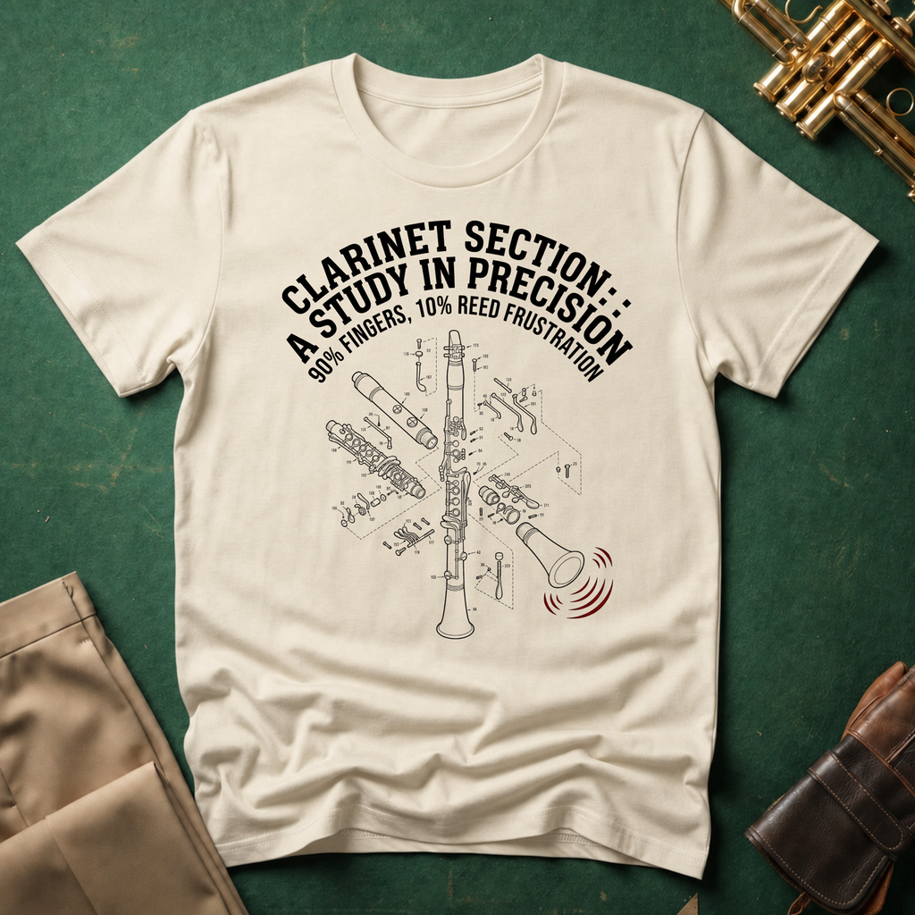 Clarinet Section a Study in Precision T-shirt