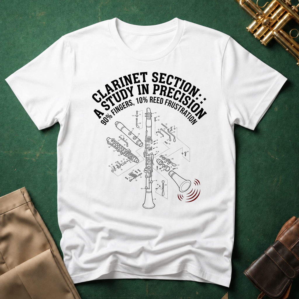 Clarinet Section a Study in Precision T-shirt