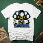 Drumline Built the Storm T-Shirt — Drum Corps Marching Band Tee