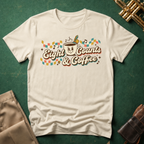 8 Counts and Coffee Retro T-shirt