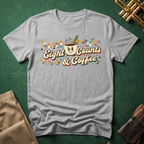 8 Counts and Coffee Retro T-shirt