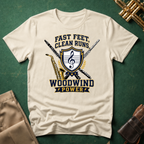 Fast Feet Clean Runs Woodwind Power T-shirt
