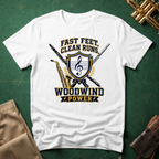 Fast Feet Clean Runs Woodwind Power T-shirt