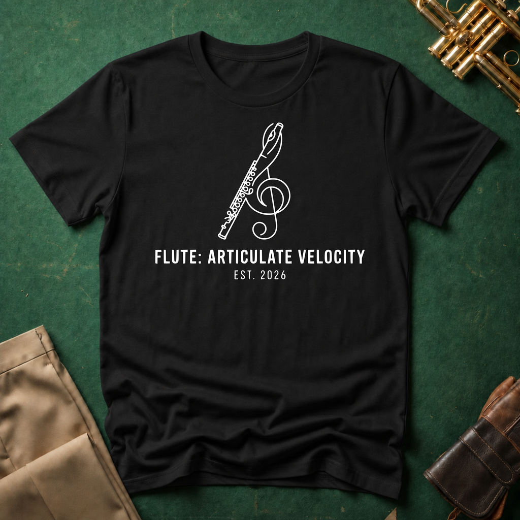Flute Articulate Velocity T-shirt