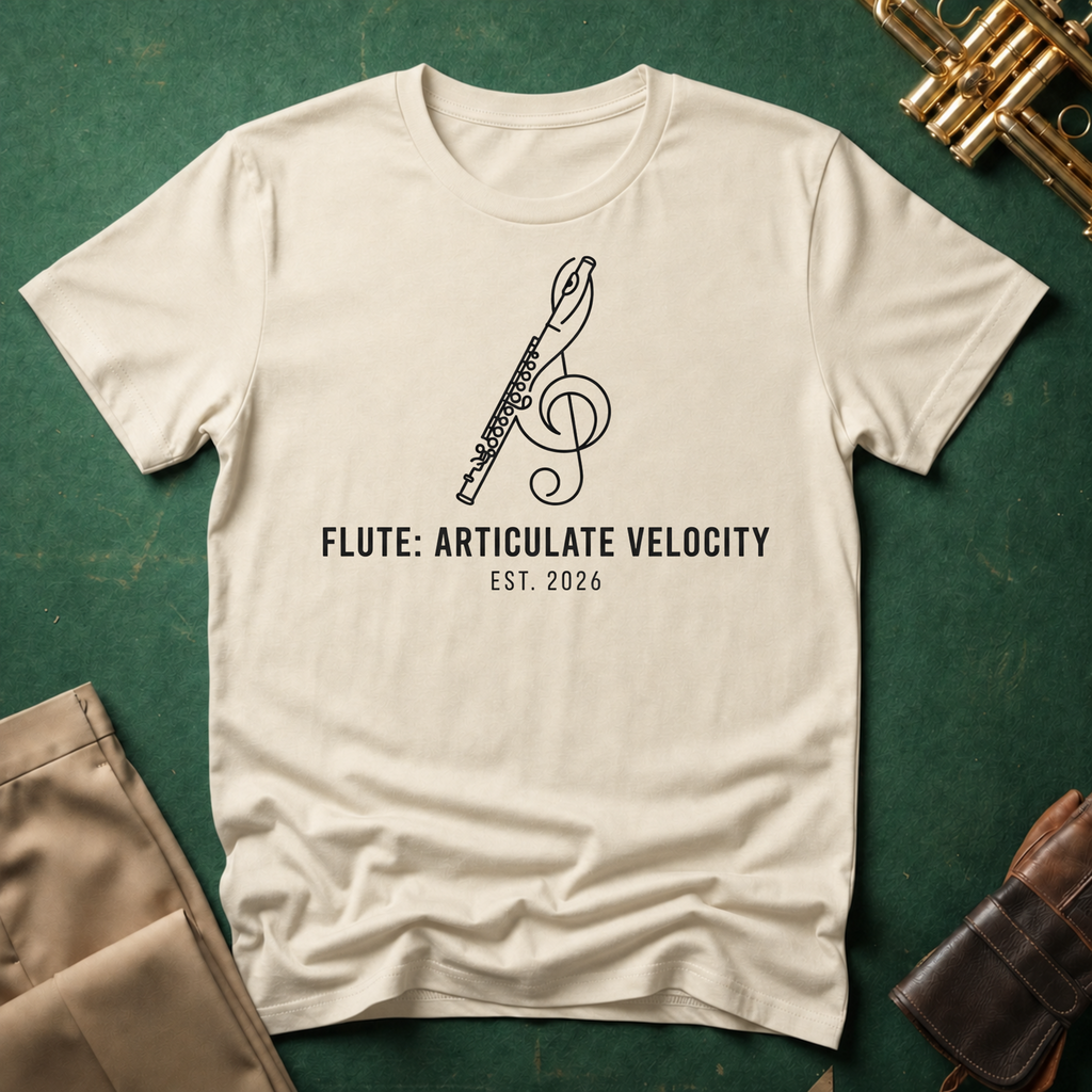 Flute Articulate Velocity T-shirt