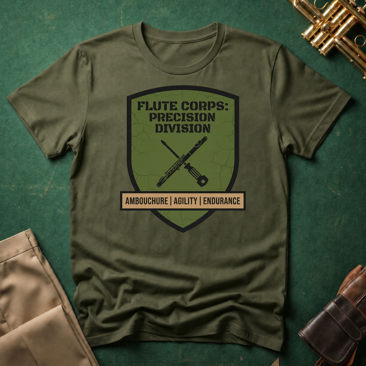 Flute Corps: Precision Division T-shirt