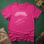 Flute Section Precision Operations T-shirt