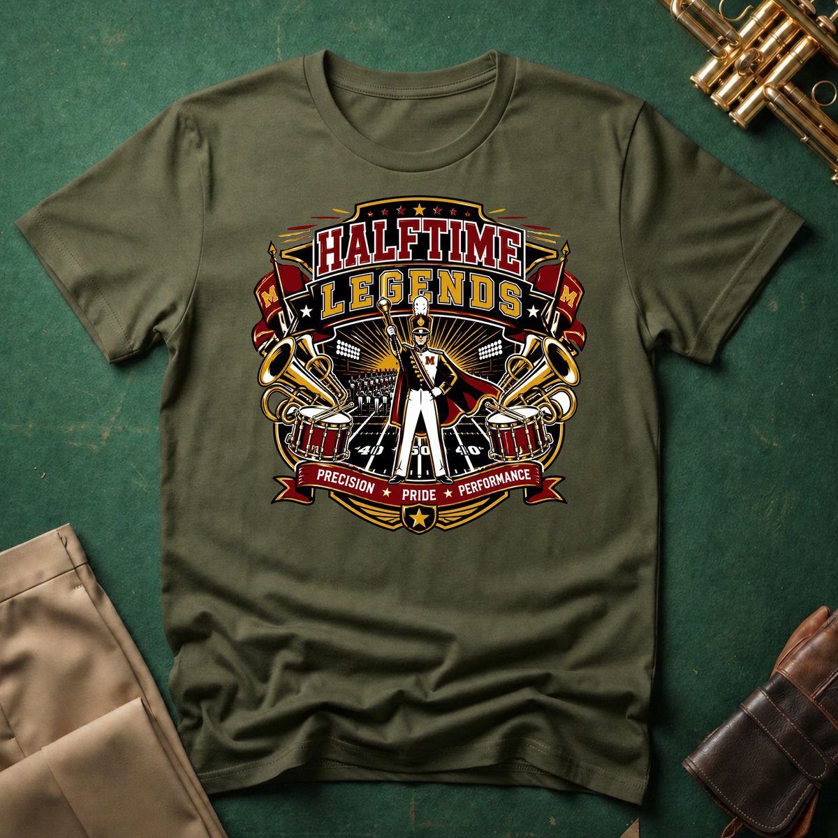 Halftime Legends Precision Pride Performance  T-shirt