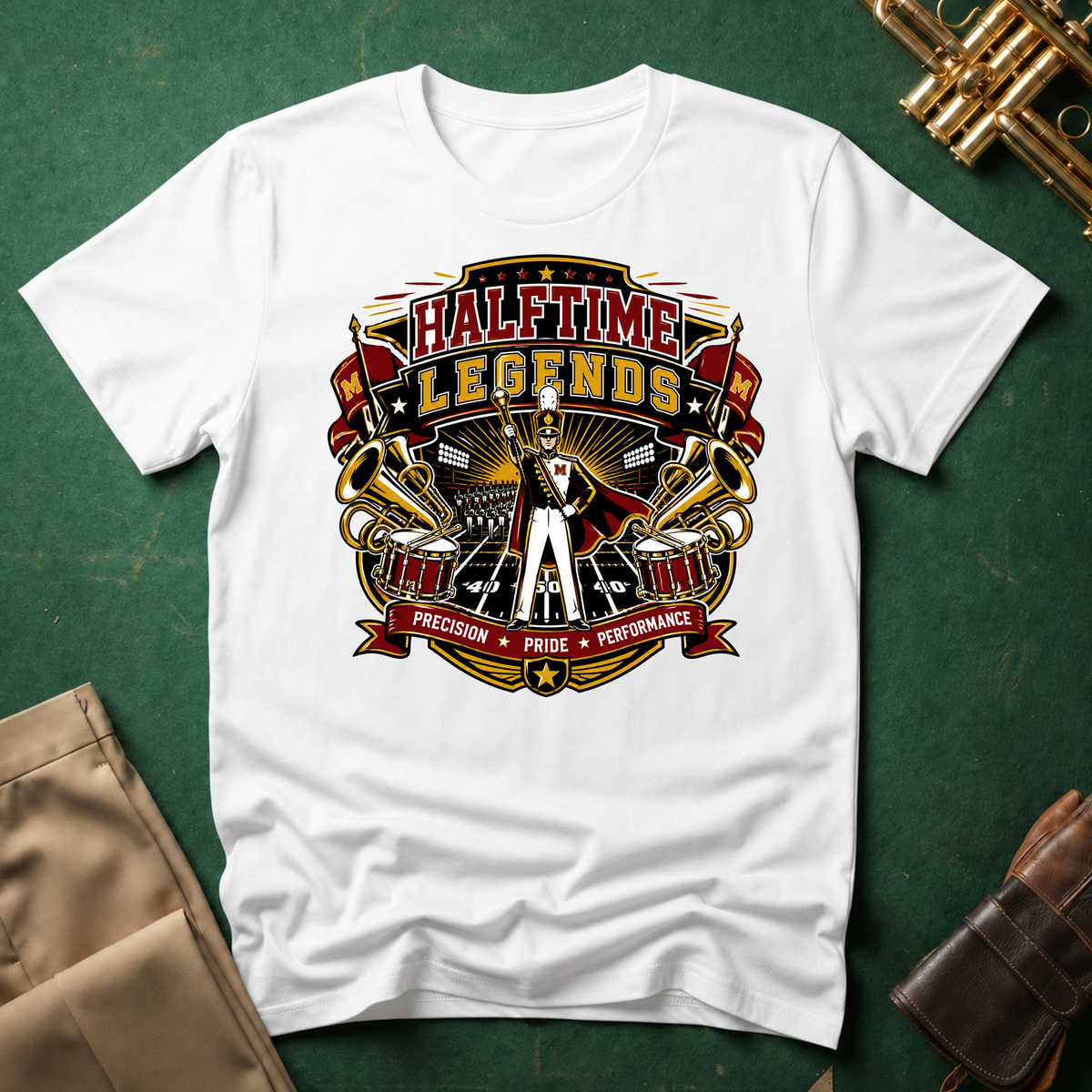 Halftime Legends Precision Pride Performance  T-shirt
