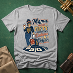 Mama on the 50 Running on Cadence and Coffee T-shirt