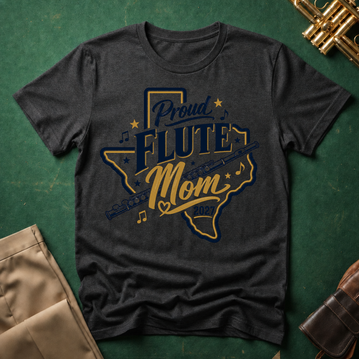 Proud Flute Mom T-shirt