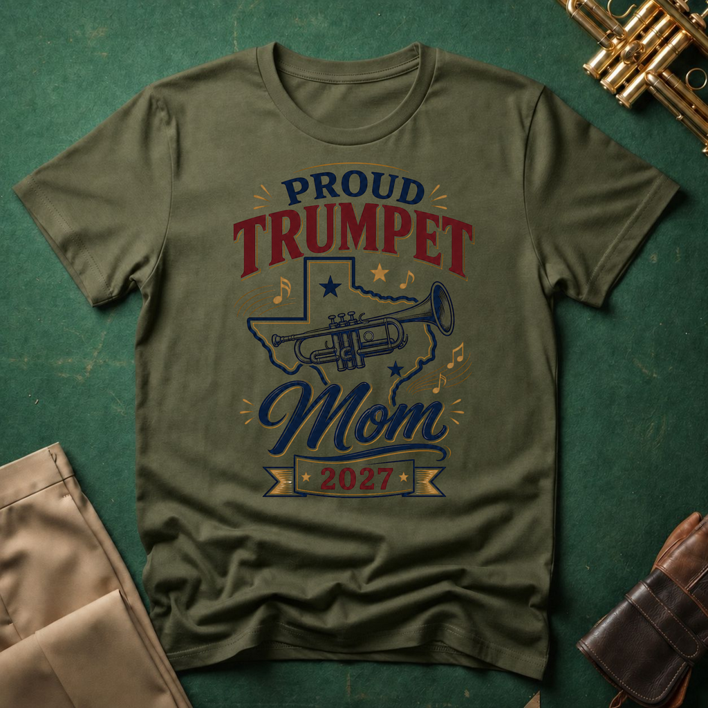 Proud Trumpet Mom 2027 T-shirt