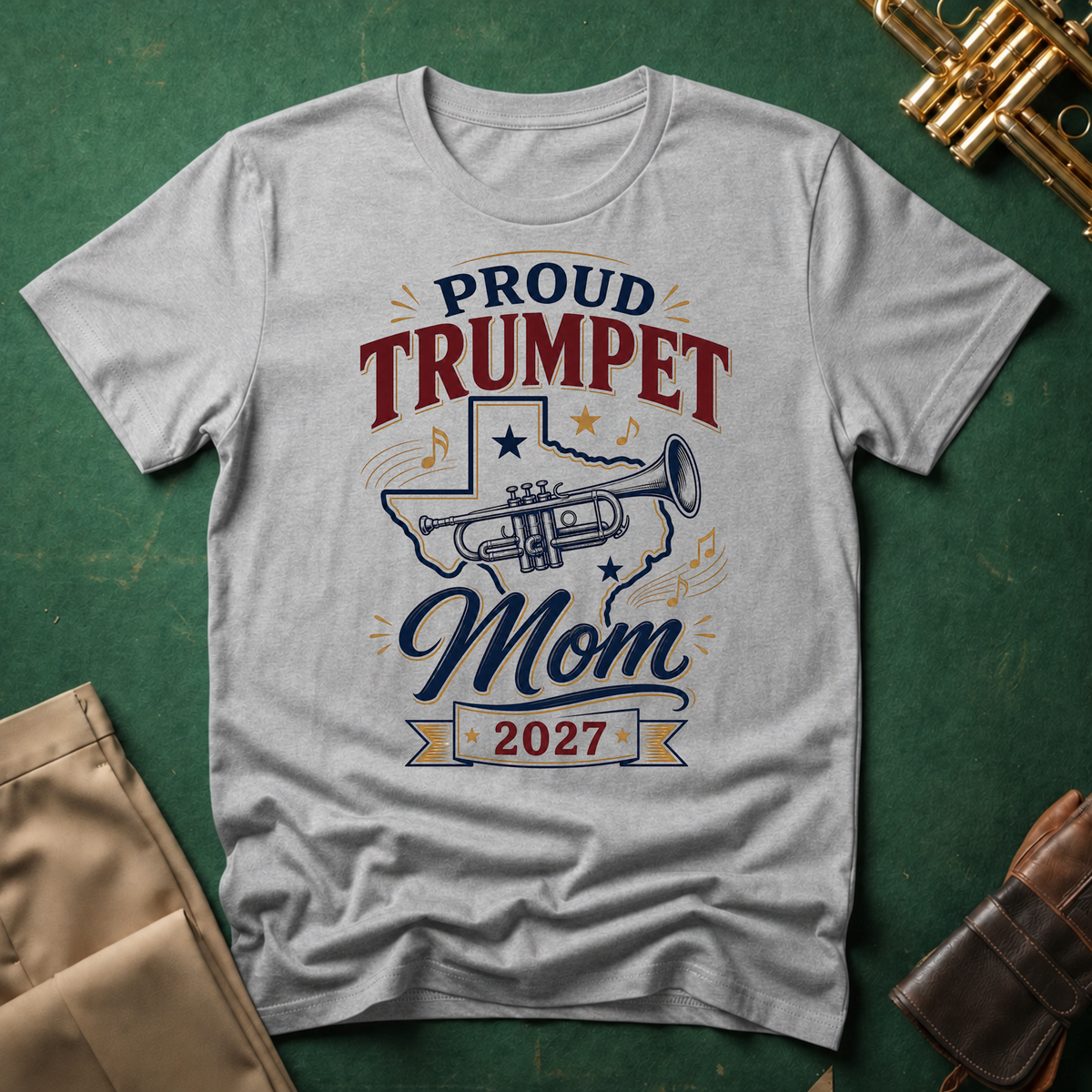 Proud Trumpet Mom 2027 T-shirt