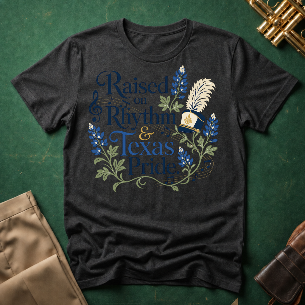 Raised on Rhythm and Texas Pride T-shirt