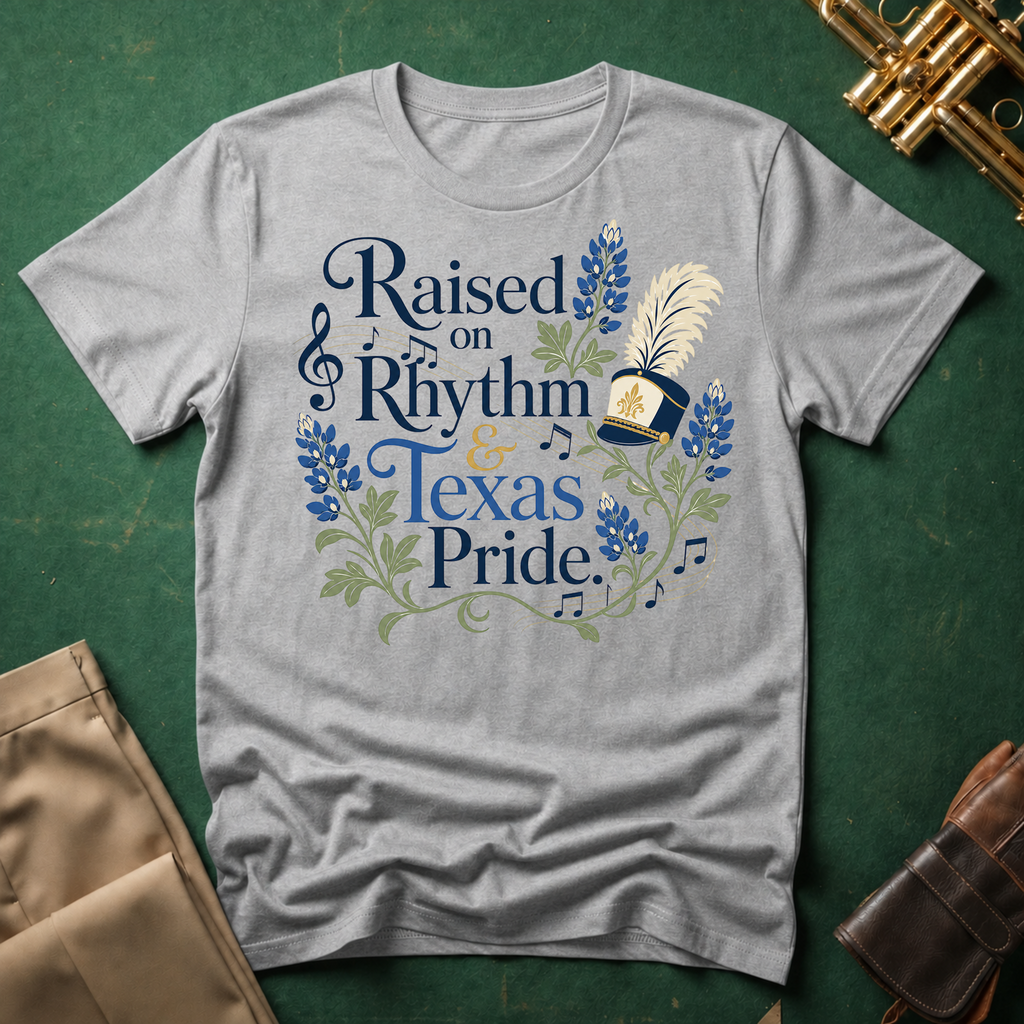 Raised on Rhythm and Texas Pride T-shirt