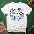Raised on Rhythm and Texas Pride T-shirt