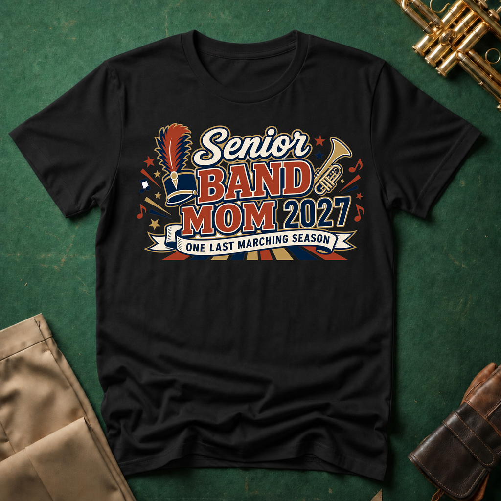 Senior Band Mom: 2027 T-shirt