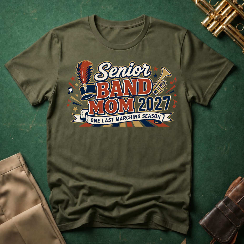 Senior Band Mom: 2027 T-shirt