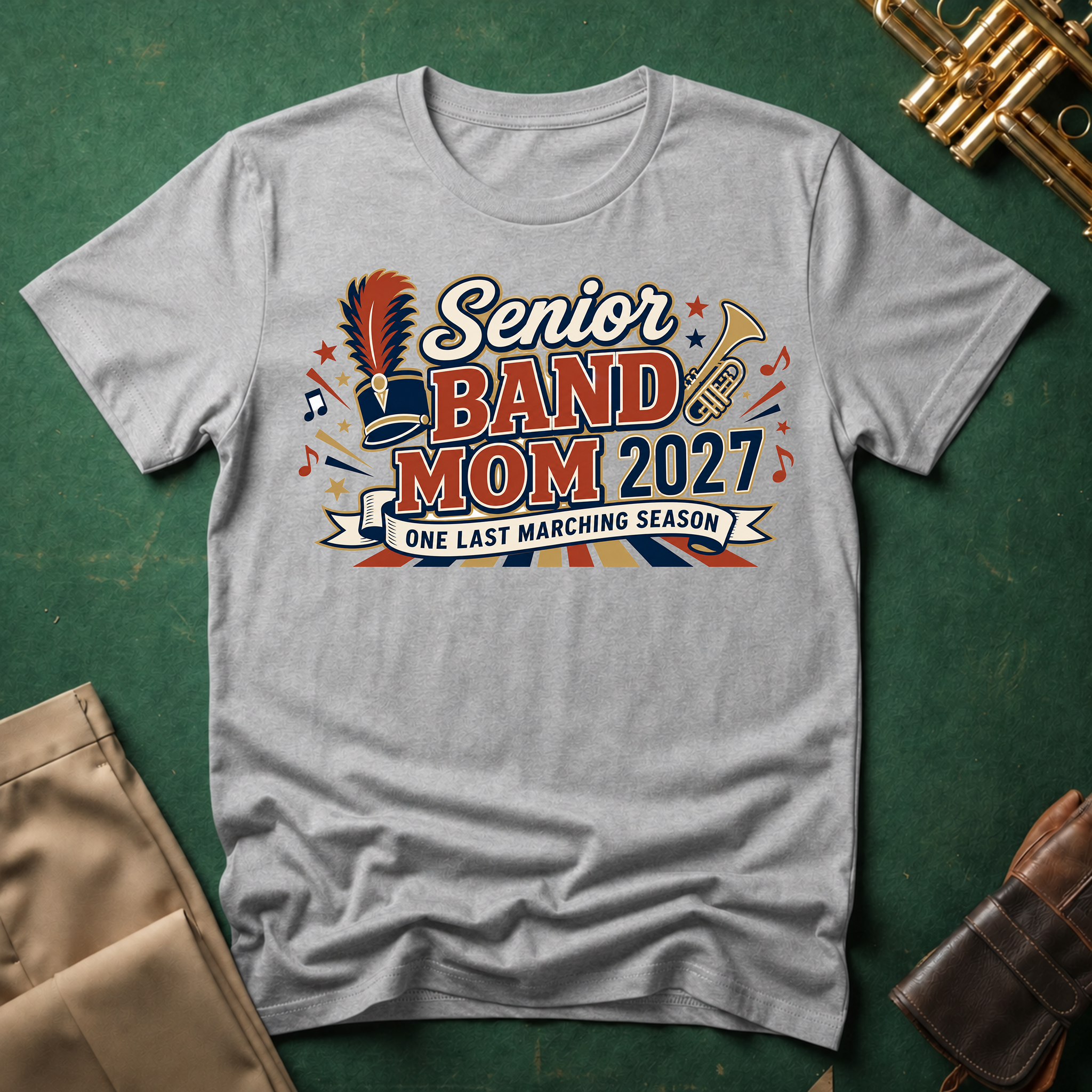 Senior Band Mom: 2027 T-shirt