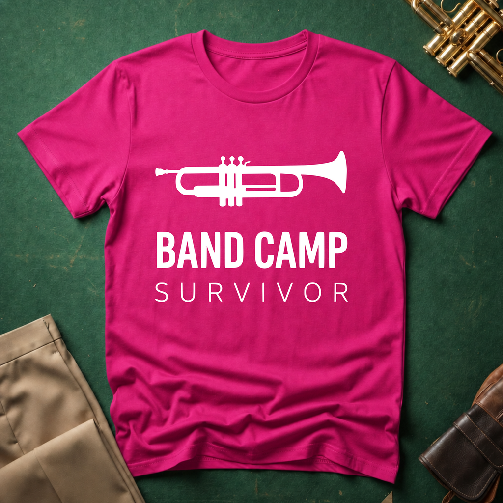 Band Camp Survivor Trumpet T-shirt