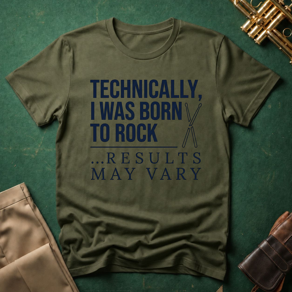 Technically I Was Born to Rock T-shirt