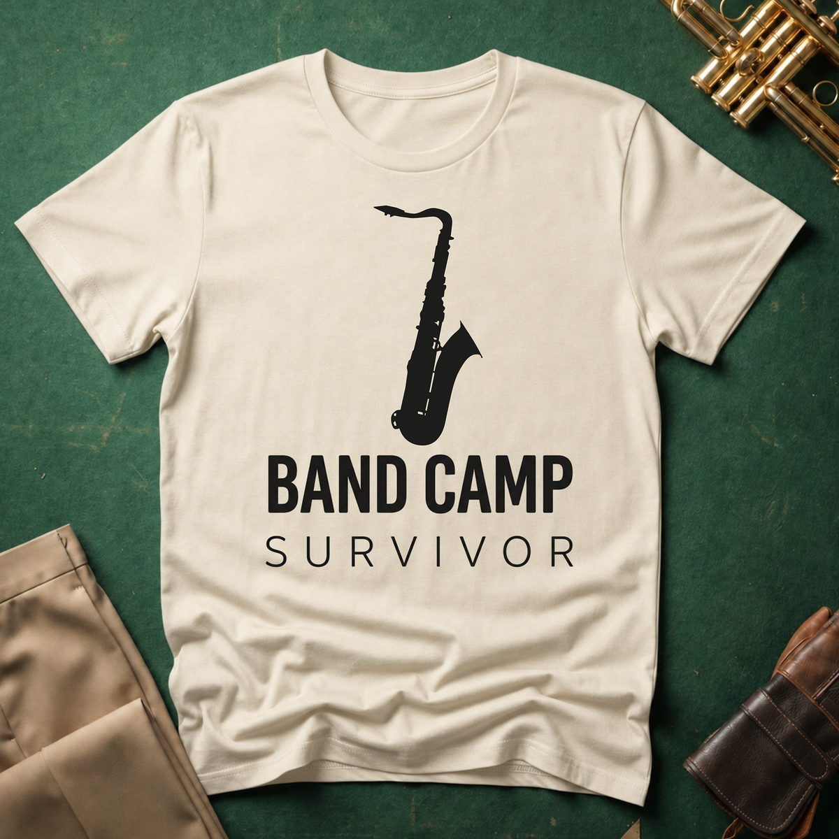 Band Camp Survivor Saxophone T-shirt