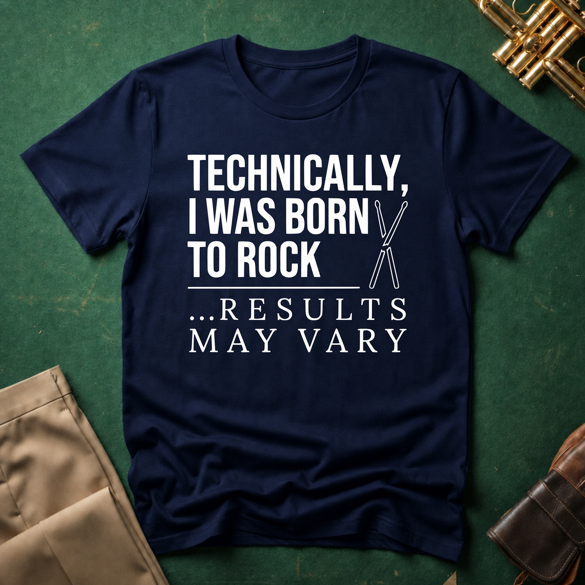 Technically I Was Born to Rock T-shirt