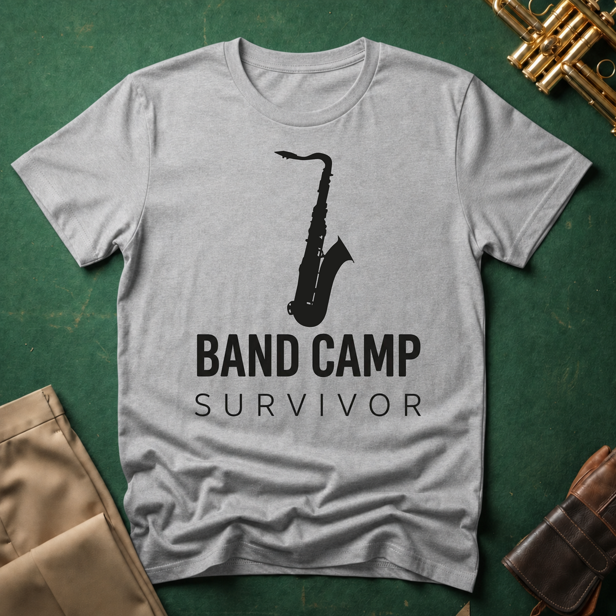 Band Camp Survivor Saxophone T-shirt