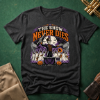 The Show Never Dies Skeleton Ghost Band T-shirt