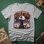 The Show Never Dies Skeleton Ghost Band T-shirt