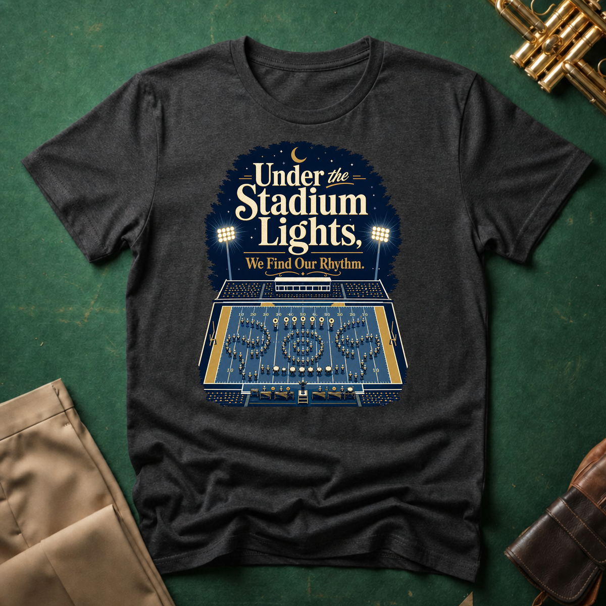 Under the Stadium Lights We Find Our Rhythm T-shirt