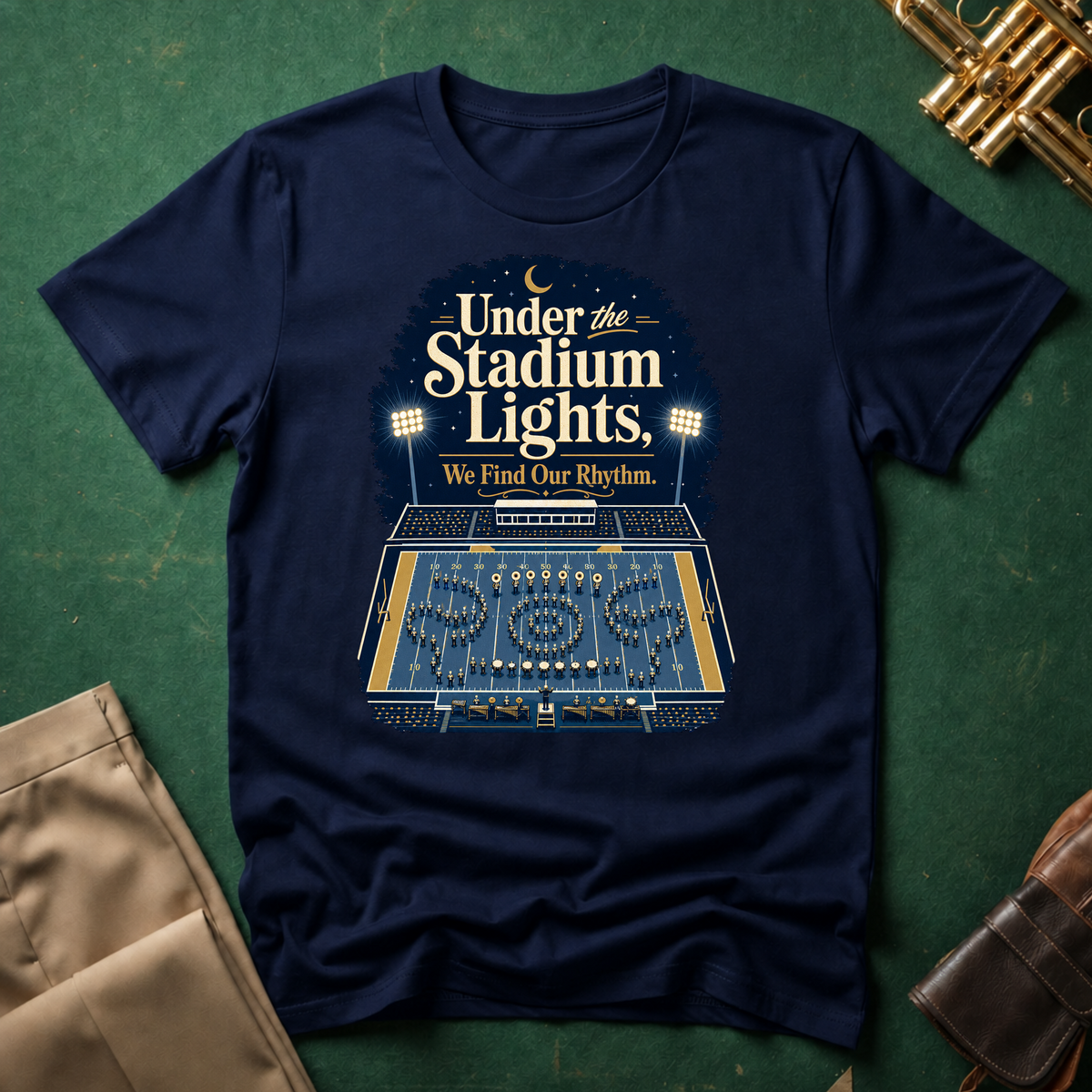 Under the Stadium Lights We Find Our Rhythm T-shirt