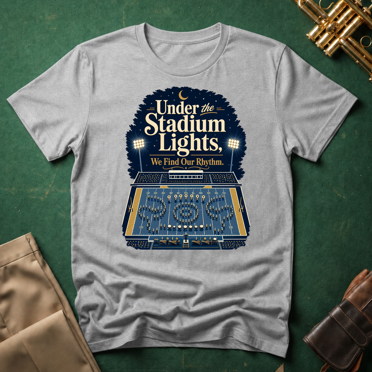 Under the Stadium Lights We Find Our Rhythm T-shirt